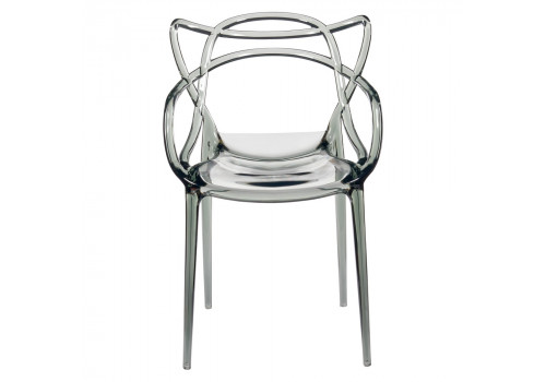 Стул Masters прозрачный серый