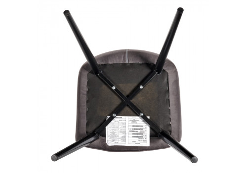 Стул Frida тёмно-серый велюр