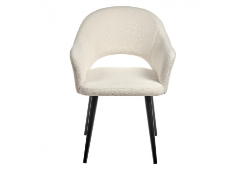 Стул Bruno белый, искусственный мех