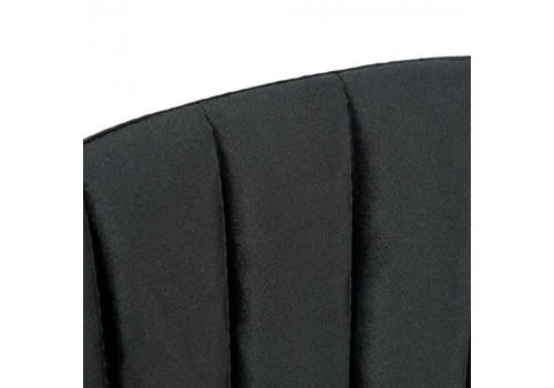 Стул полубарный Turin чёрный с золотыми ножками