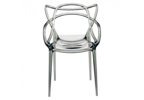 Стул Masters прозрачный серый