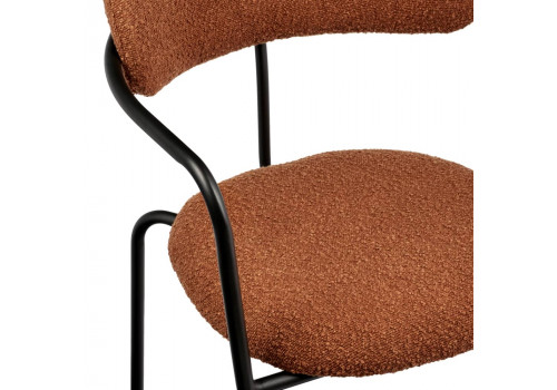 Стул Ant букле терракотовый