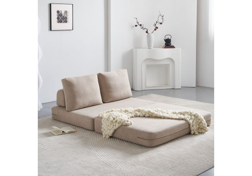 Диван Флекс двухместный раскладной бежевый – Bradex home
