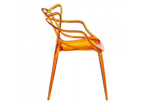 Стул Masters прозрачный оранжевый