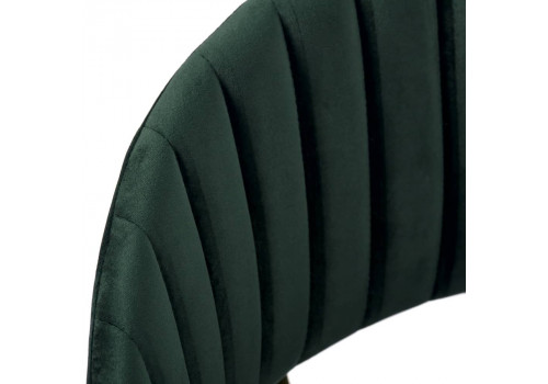 Стул Turin зеленый с золотыми ножками