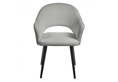 Стул Bruno светло-серый, искусственный мех