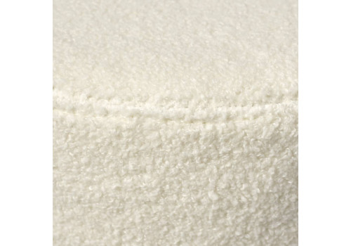 Стул-пуф Otis белый, искусственный мех
