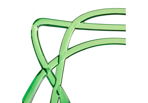 Стул Masters прозрачный зелёный