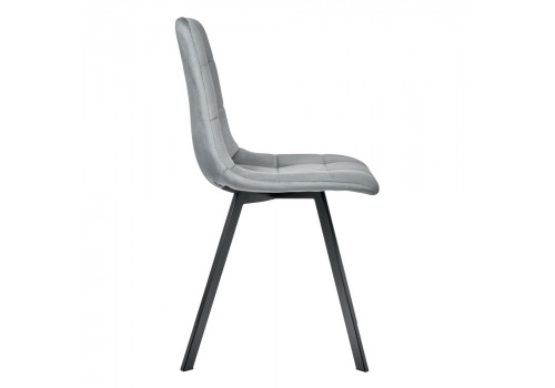 Стул Easy серый с чёрными ножками