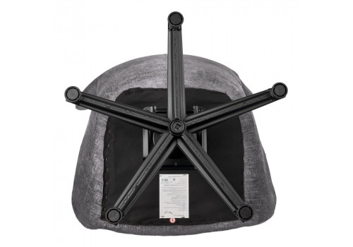 Кресло Teddy серый шенилл