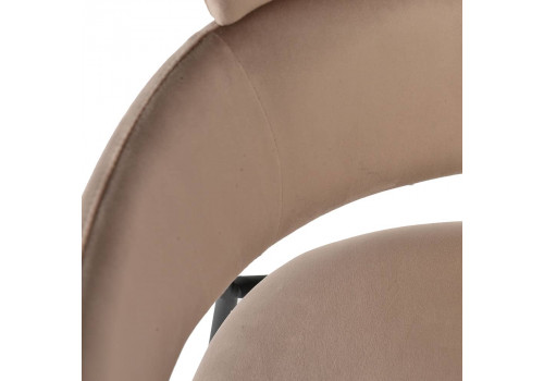 Стул Napoli латте с черными ножками