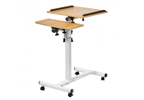 Стол многофункциональный Palma 60x40x62-96см, светлое дерево, белый