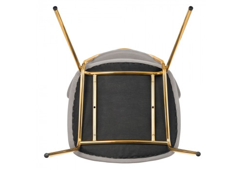 Стул Elle серый с золотыми ножками RF 0781