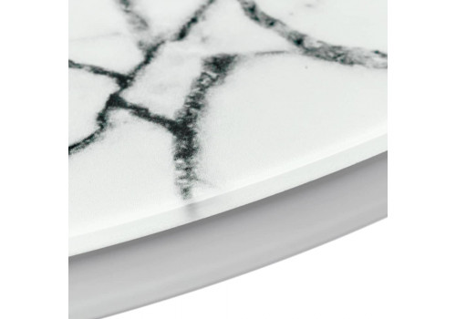 Набор кофейных столиков Tango белый мрамор с белыми ножками