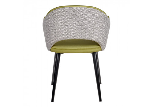 Стул Bruno ярко-зеленый с жаккардом