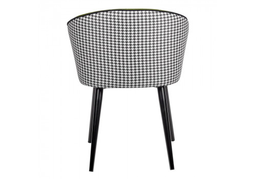 Стул Paola зеленый с жаккардом