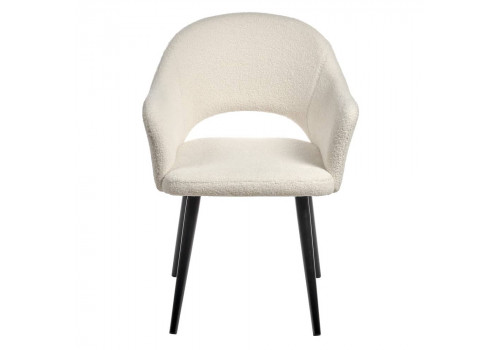 Стул Bruno белый, искусственный мех