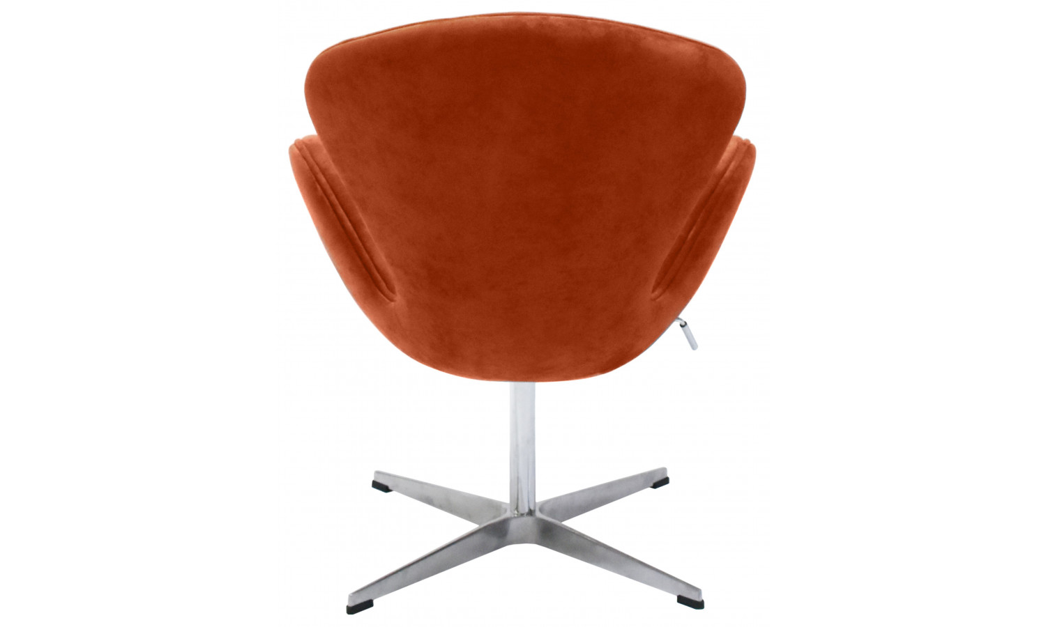 Кресло SWAN STYLE CHAIR терракотовый, искусственная замша