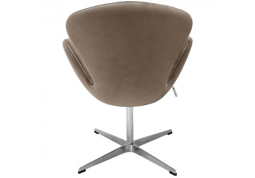 Кресло SWAN STYLE CHAIR латте, искусственная замша