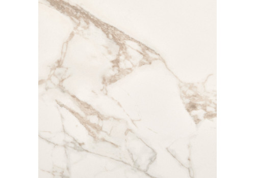 Стол Vito раскладной 120-184x80x75см, керамогранит белый мрамор, белый