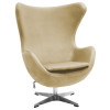 Кресло EGG STYLE CHAIR карамельный, искусственная замша – Bradex home