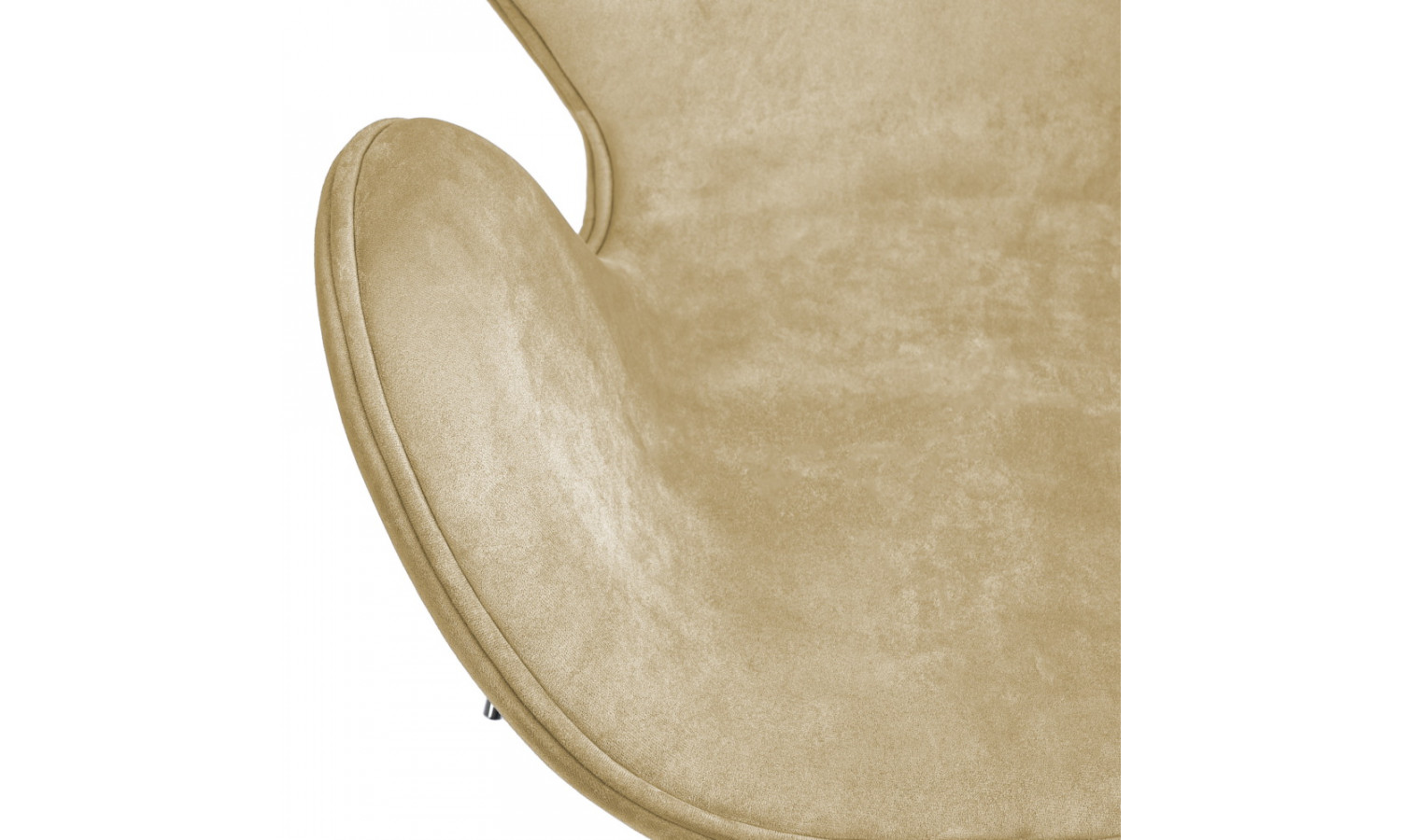 Кресло SWAN STYLE CHAIR карамельный, искусственная замша