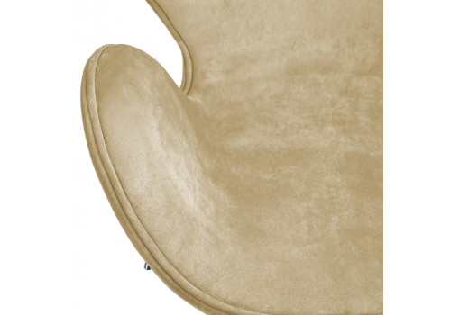 Кресло SWAN STYLE CHAIR карамельный, искусственная замша