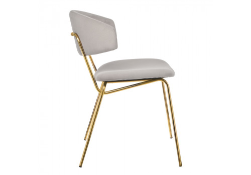 Стул Elle серый с золотыми ножками RF 0781