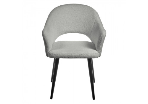 Стул Bruno светло-серый, искусственный мех