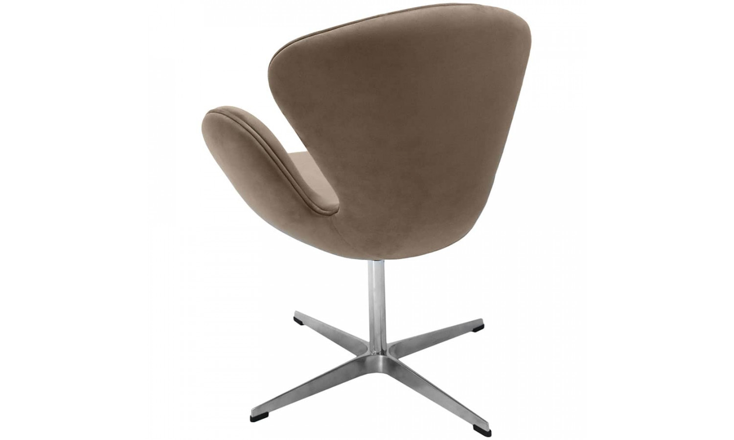 Кресло SWAN STYLE CHAIR латте, искусственная замша