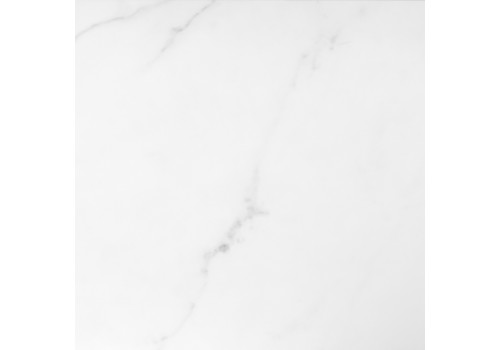 Придиванный столик Loft 50x30см, белый мрамор с белыми ножками