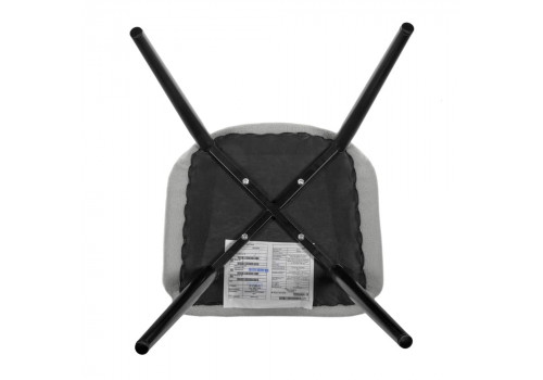 Стул Bruno светло-серый, искусственный мех