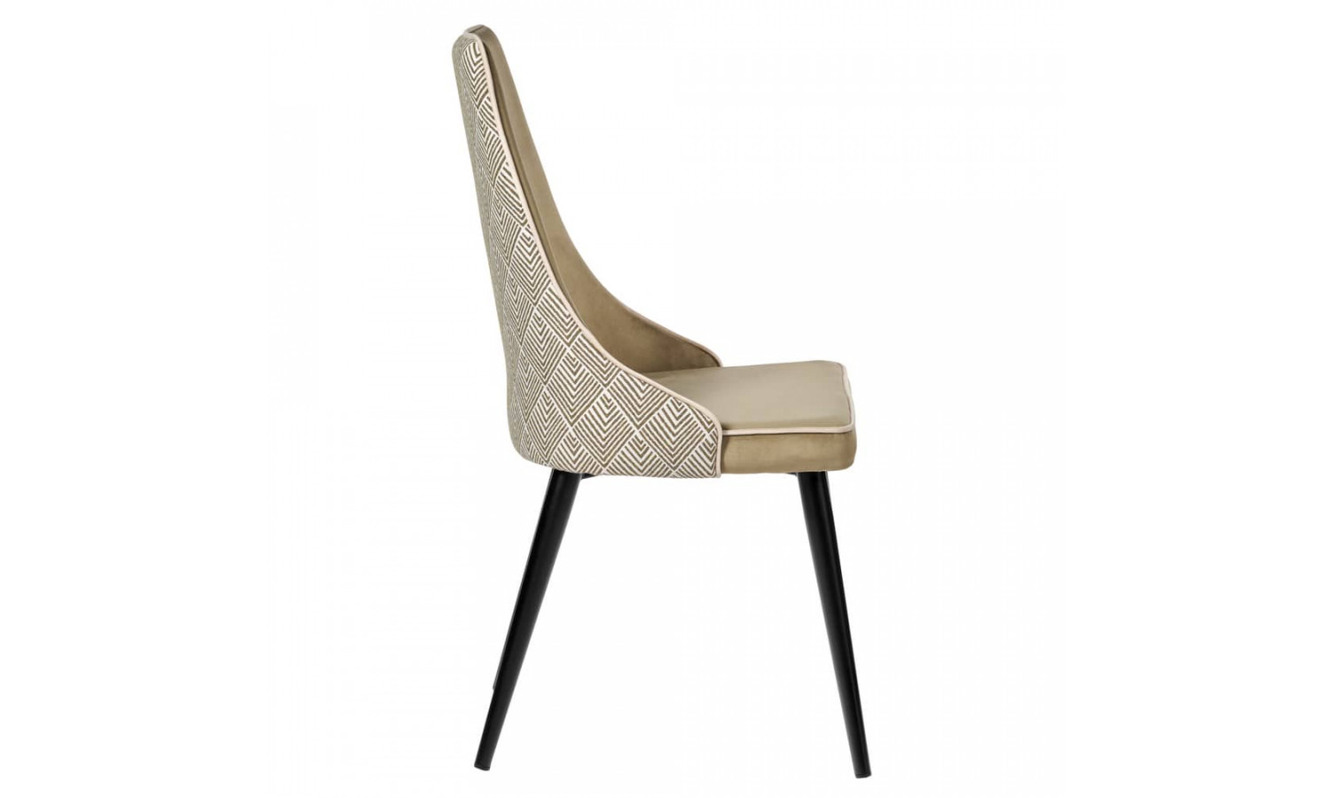 Стул Dave оливковый с жаккардом