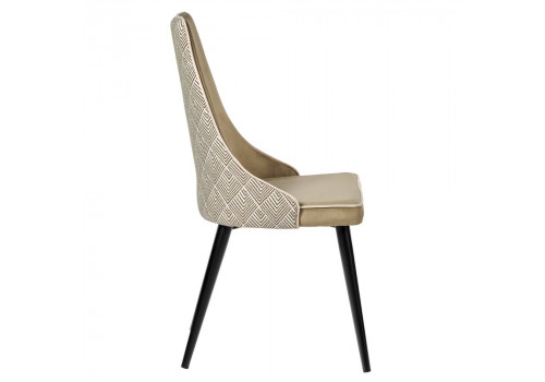 Стул Dave оливковый с жаккардом