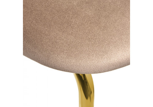 Стул Elle латте с золотыми ножками