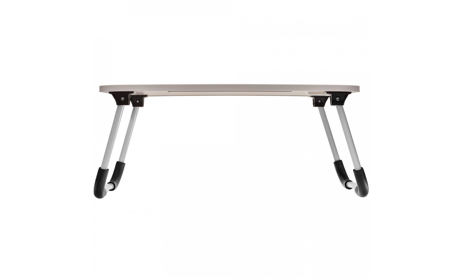 Стол складной с подстаканником «ЛАЙТ», 59,5x39,5x26,4см, мдф, металл, св. дерево, белый