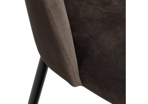 Стул полубарный Leo кофейный