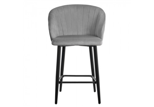 Стул полубарный Paola темно-серый