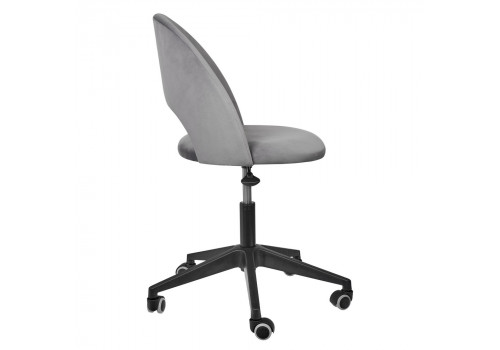 Стул Leo вращающийся на колесиках темно-серый
