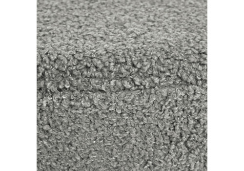 Стул-пуф Otis светло-серый, искусственный мех