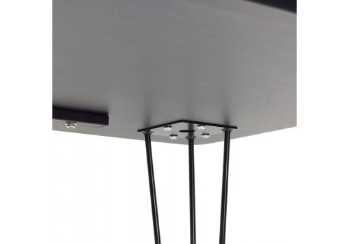 Стол Solution 120x80х75,5см, чёрный