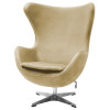 Кресло EGG STYLE CHAIR карамельный, искусственная замша – Bradex home