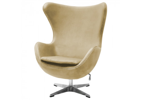 Кресло EGG STYLE CHAIR карамельный, искусственная замша