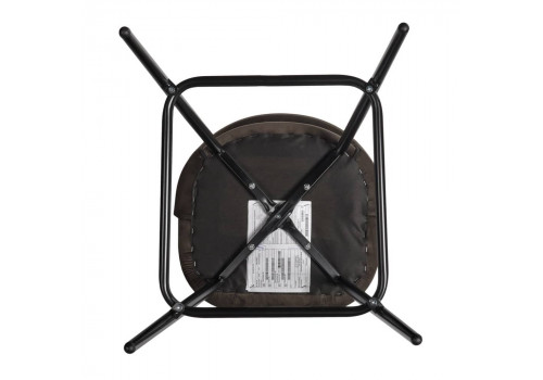 Стул полубарный Leo кофейный