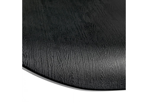 Стул Seven Style чёрный с хромированными ножками