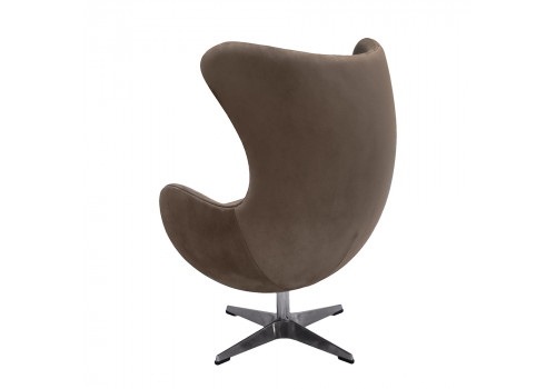 Кресло EGG STYLE CHAIR латте, искусственная замша FR 0647