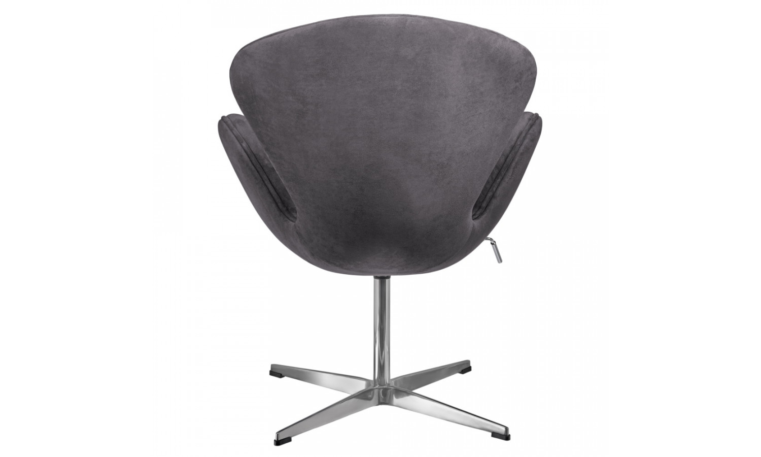 Кресло SWAN STYLE CHAIR тёмно-серый, искусственная замша