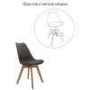 Комплект из 2-х стульев Eames Bon латте