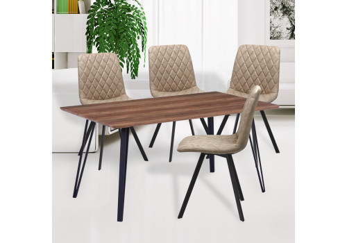 Стул Mate сизо-табачный