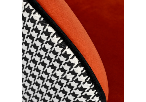 Стул Paola оранжевый с жаккардом